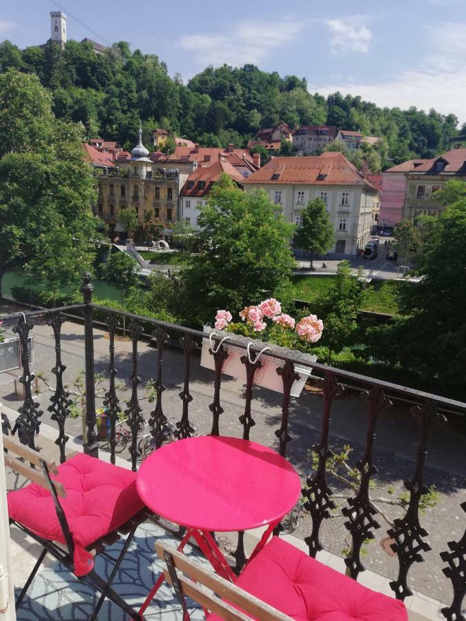 Codelli Deluxe Fresco City Centre App With Balcony Ljubljana Ngoại thất bức ảnh